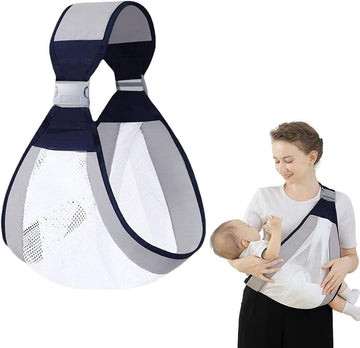 Dherik Tradworld Baby Carrier Newborn to Toddler, Ergonomic 3D Mesh Baby Wraps Carrier, Adjustable Baby Sling, Lightweight Breat