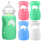 4 Pack Silicone Sleeves for Dr. Browns Natural Glass Bottles - Drop Protection Baby Bottle Sleeves,Compatible with Dr. Browns 