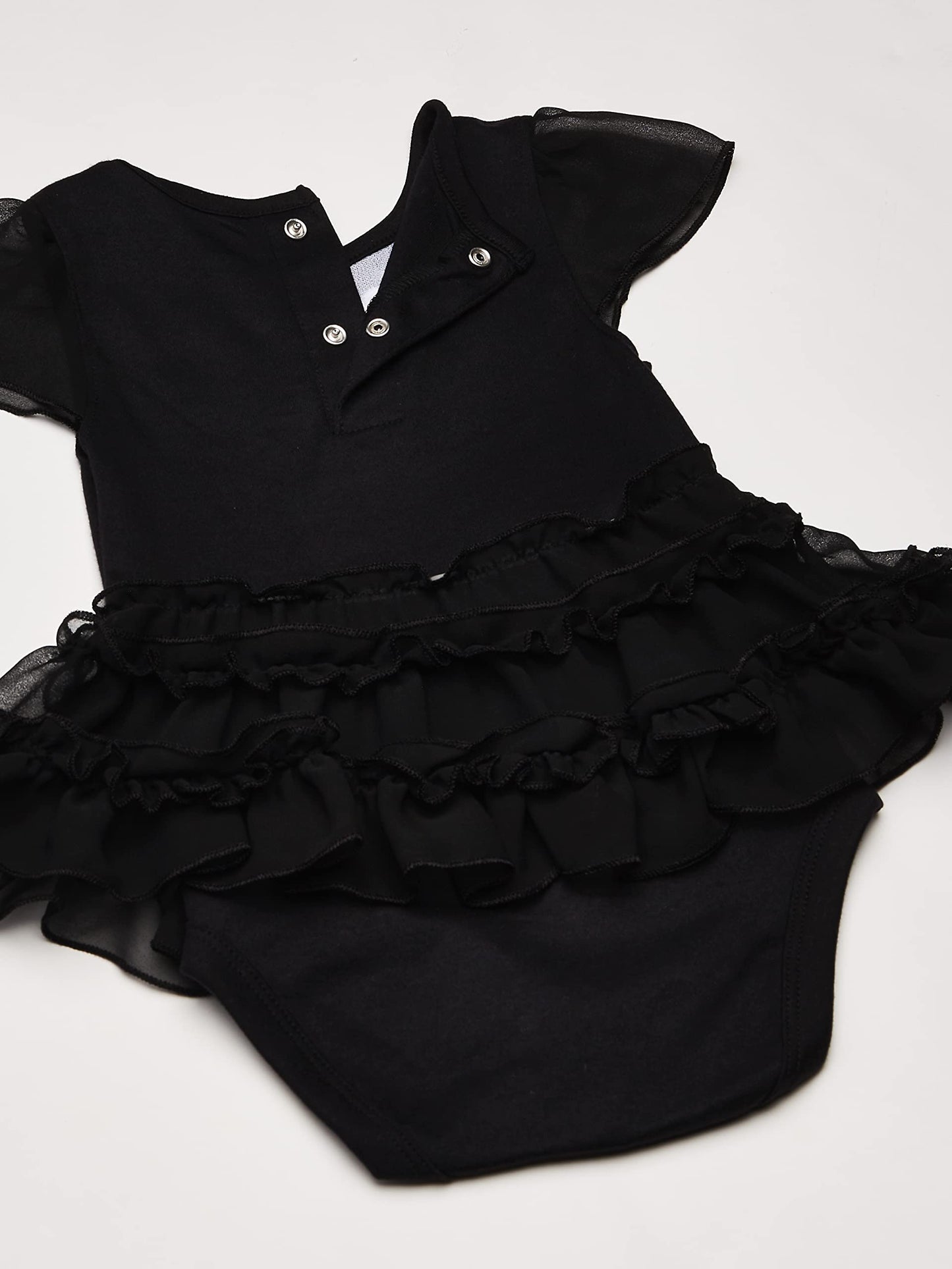 Gerber Baby Girls' Bodysuit With Tutu Skirt, Black Dress, 0-3 Months
