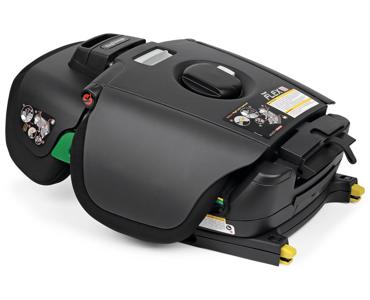 Peg Perego Viaggio Flex 120 - Booster Car Seat - For Children From 40 To 120 Lbs - Made In Italy - John Deere (Black/Green)