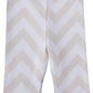 Rosie Pope Unisex-Baby Newborn Unisex Legging, Barely Chevron, 9 Months