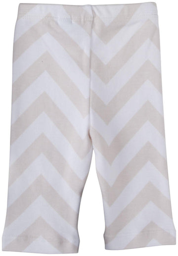 Rosie Pope Unisex-Baby Newborn Unisex Legging, Barely Chevron, 9 Months