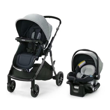 Graco Modes Closer Travel System with SnugRide 35 Lite LX Car Seat & Slide2Me Adjustable Height, Reversible, Lightweight, One-St