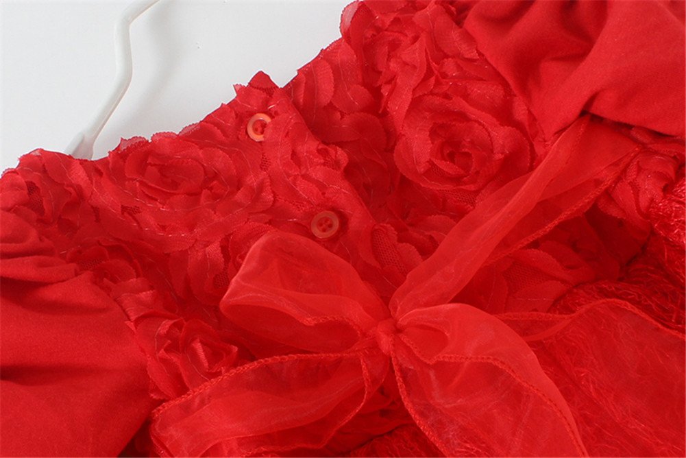 Mud Kingdom Baby Girl Wedding Dress 6 Months White Lace Long Sleeve