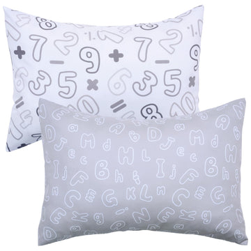 Uomny Toddler Pillowcase 13 X 18 Neutral Toddler Pillow Cases For 14 X 19 12X18 Crib Pillows Soft Travel Pillow Cover Envelope C