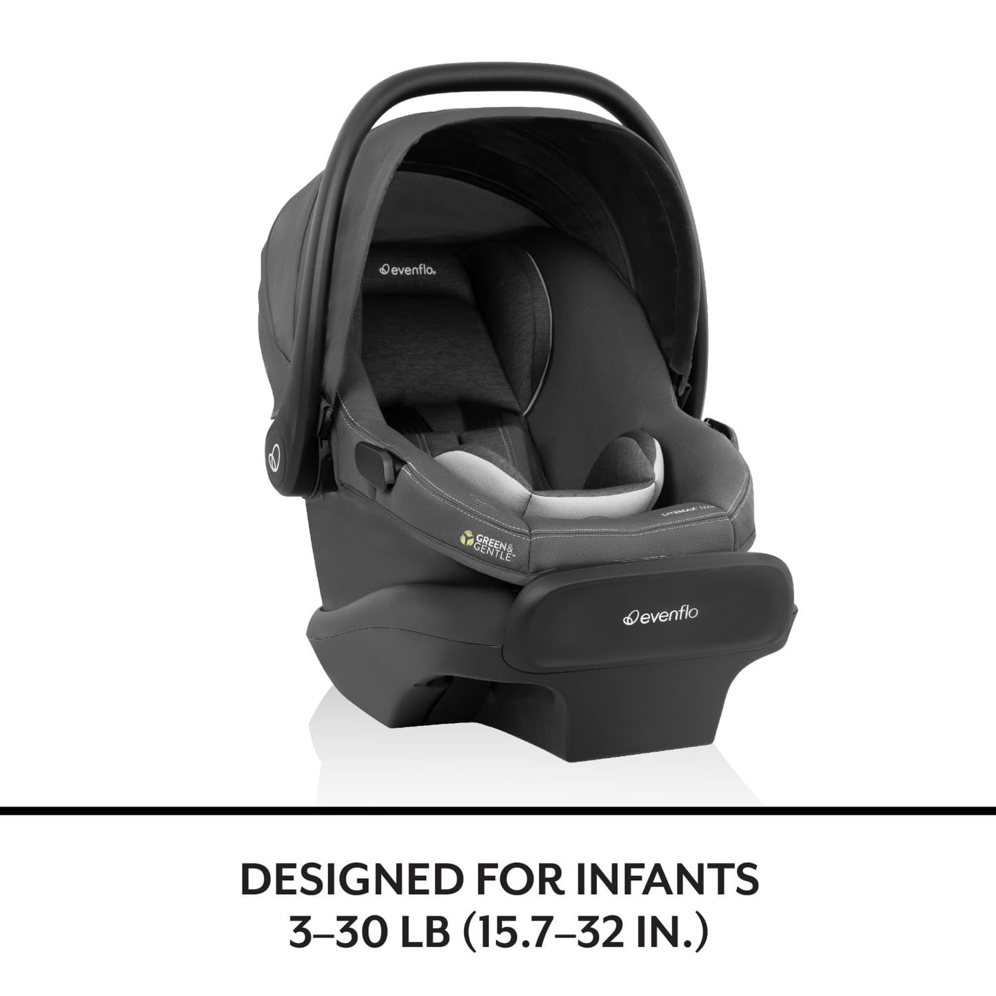 Evenflo Litemax Nxt Infant Car Seat With Sensorsafe (Primrose Pink)