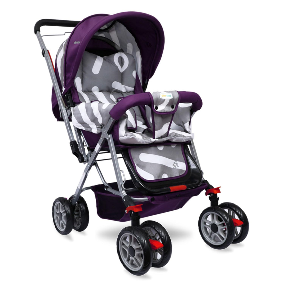 1St Step Yoyo Baby Stroller With 5 Point Safety Harness And Reversible Handlebar Stroller For Baby|360 Swivel Wheel|Large Storag