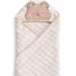 Hi mom Kids World Baby Hooded Towel with Bear Applique, Soft Wrap Towel for Newborns and Infants