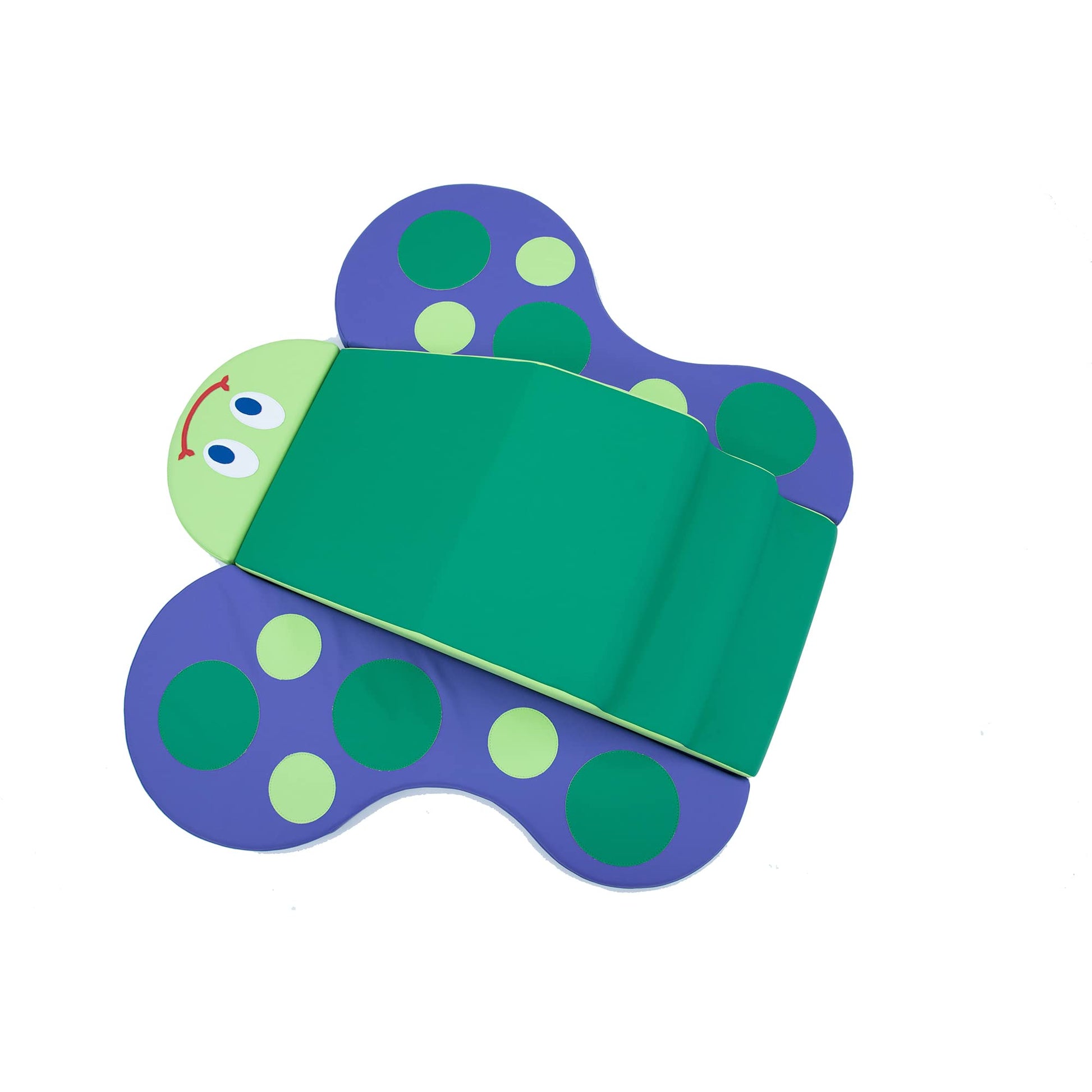 Children'S Factory Butterfly Climber, Green-Purple, Cf322-373, Toddler Soft Indoor Playground, Preschool, Daycare Or Nursery Bab