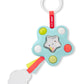 Skip Hop Baby Sensory Toy with Rattle Beads and Textured Teether Silver Lining Cloud Pop Star Baby Fidget Toy Age 9m+