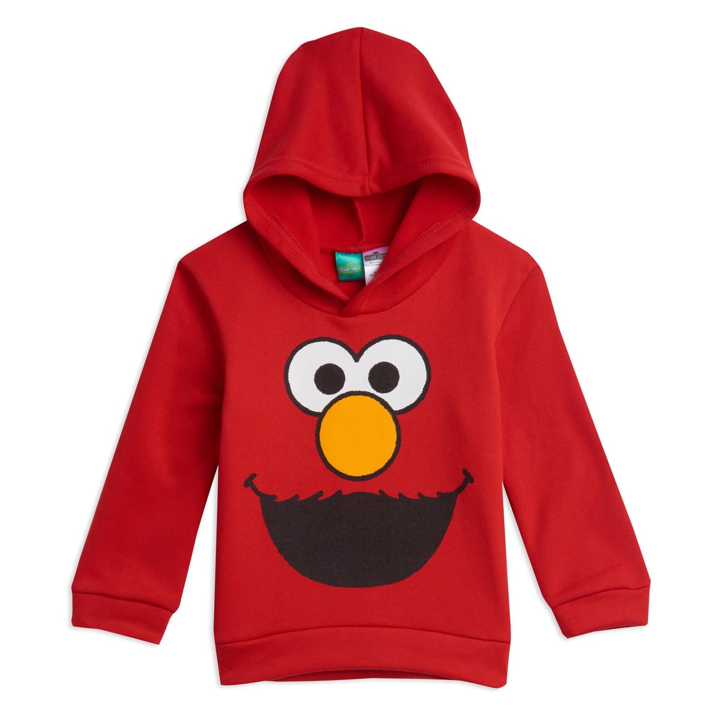Sesame Street Elmo Baby Boys Fleece Hoodie & Jogger Pants Set Red/Gray 18 Months