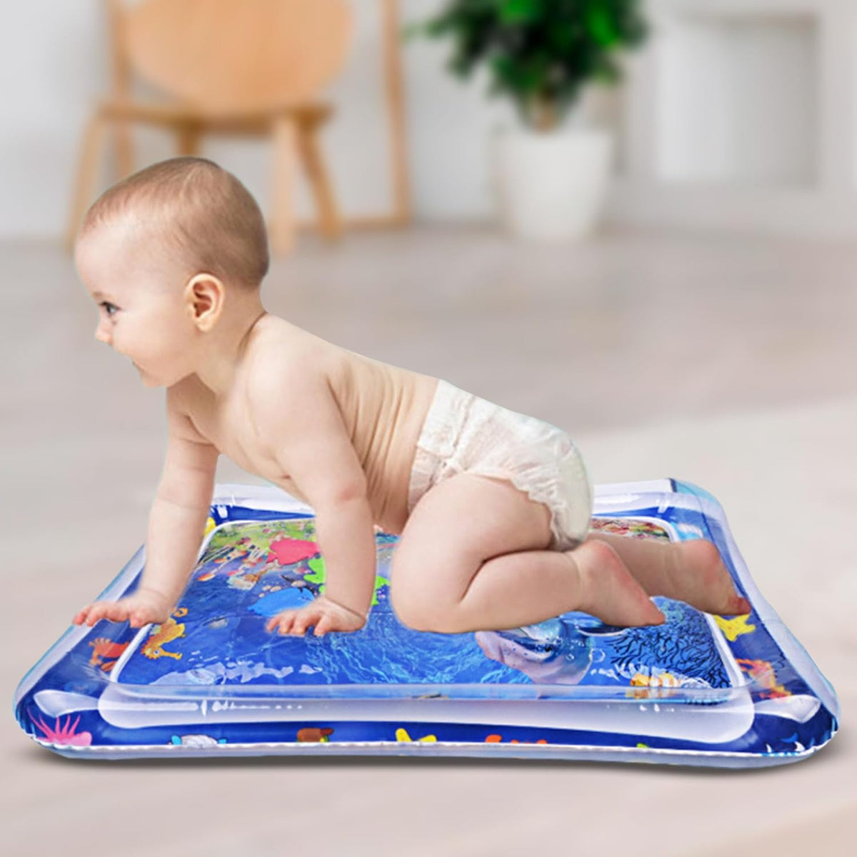 Staranddaisy Water Mat/Playmat For Baby/Infant Sensory Play Gym For 612 Months/Newborn Baby Essentials/WaterFilled Activity Ma