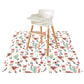 Splat Mat For Under High Chair/Arts/Crafts By Clcrobd, 51' Baby Anti-Slip Food Splash And Spill Mat For Eating Mess, Waterproof