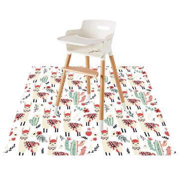 Splat Mat For Under High Chair/Arts/Crafts By Clcrobd, 51' Baby Anti-Slip Food Splash And Spill Mat For Eating Mess, Waterproof
