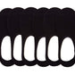 Creature Unisex Loafer Socks No Show Blended Socks With Silicon Support (Pack Of 6, Black)