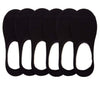 Creature Unisex Loafer Socks No Show Blended Socks With Silicon Support (Pack Of 6, Black)