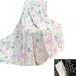 MOM CARE Glow in The Dark Blanket for Babies (44 x 39 in / 110 x 100 cm)  UltraSoft Flannel Fleece, Luminous Stars, AllSeason