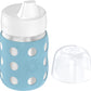 Lifefactory 8-Ounce Stainless-Steel Vacuum-Insulated Wide-Neck Baby Bottle With Hard Sippy, Denim, Ls2221Wde4