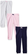 Luvable Friends Baby Boys Cotton Pants, Light Pink Navy, 3T Us
