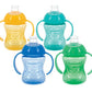 Nuby Two-Handle No-Spill Super Spout Grip N  Sip Cu (4 Count, CMV)