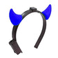 Light Up Devil Horns Blue
