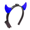 Light Up Devil Horns Blue