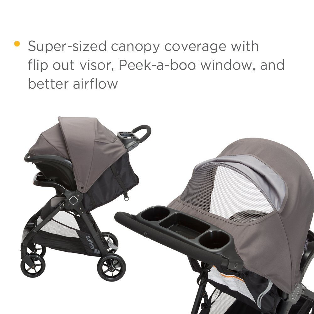 Safety 1st Smooth Ride Travel System Stroller and Car Seat OnBoard FLX - Efficient Infant Car Seat Stroller and Infant Car Seat