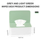 2Pcs Diaper Wipes Dispenser, Refillable Wipe Container, Wipe Container With Sealing Design Lid, Keep Wipes Fresh,Wet Wipes Cases