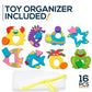 Foam Bath Toys - 100% Non-Toxic Floating Puzzles Animals - Early Learning Bathtub Toy - Fun Educational Geometric Shapes for Tod