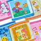 Quarya Cotton Face Towels for Newborn Baby Kids Soft Hankies Small Printed Cartoon Handkerchief Napkins Rumal for Infants Toddle