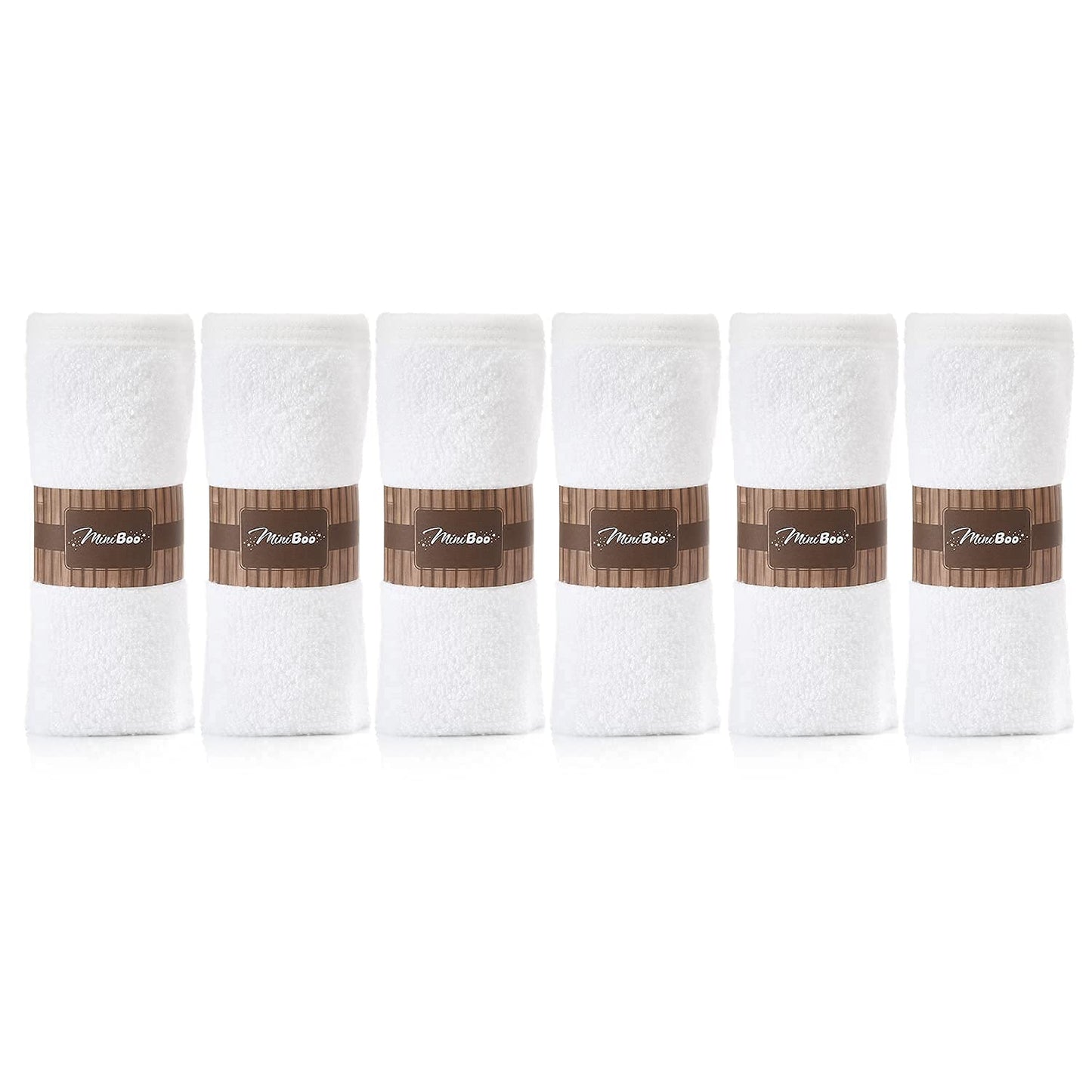 Miniboo Premium Baby Washcloths For Sensitive Skin - Extra Soft And Absorbent Rayon From Bamboo Face Cloths And Newborn Bath Fac
