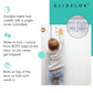 3 Pack - Glidelok Child Safety Door Top Lock | Made Of Durable Metal (Not Plastic Like Other Models) | For Childproofing Interio