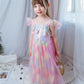 Dressy Daisy Toddler Girls Unicorn Birthday Party Rainbow Princess Costume Pageant Fancy Tulle Dress With Headband And Birthday