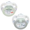 NUK Orthodontic Pacifiers, Girl, 0-6 Months, 2-Pack