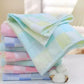 Khillayox Checked Baby Washcloths Muslin Cotton Soft Baby Face Towels for Newborns & Infants 25x25 CM Reusable Baby Wipes (24)