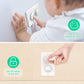 Outlet Covers (42 Pack) With Hidden Pull Handle Baby Proofing Plug Covers 3-Prong Child Safety Socket Covers Electrical Outlet P