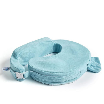 My Brest Friend Deluxe Nursing Pillow For Breastfeeding & Bottle Feeding, Enhanced Posture Support, Double Straps & Removable Ex