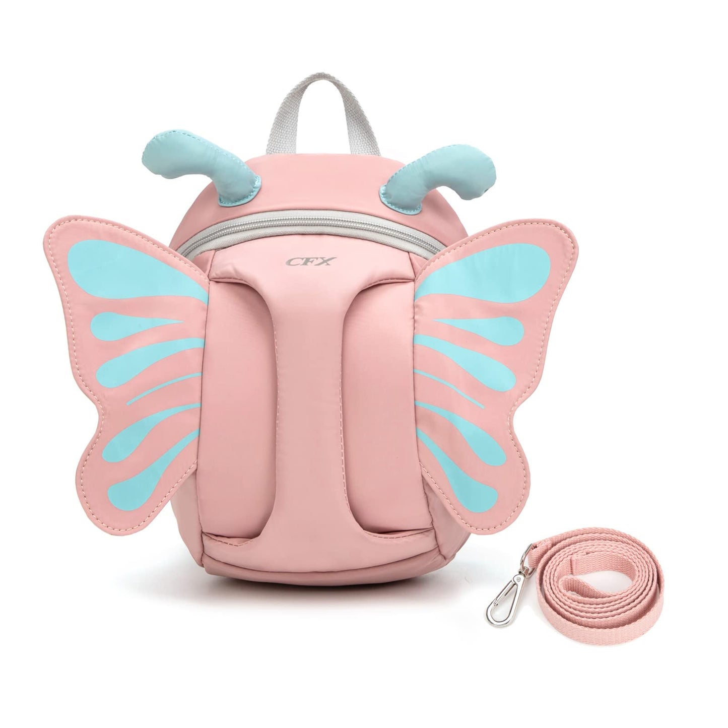 Cfx Toddler Backpack Leash With Safety Handle, Attractive Leash Ages 2-4 (Pink Butterfly)