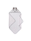 Feto Pink Bear Hooded Baby Towel | Soft Waffle Cotton | Baby Towel for New Born | Safe & Comfortable for Newborns & Infants | Li