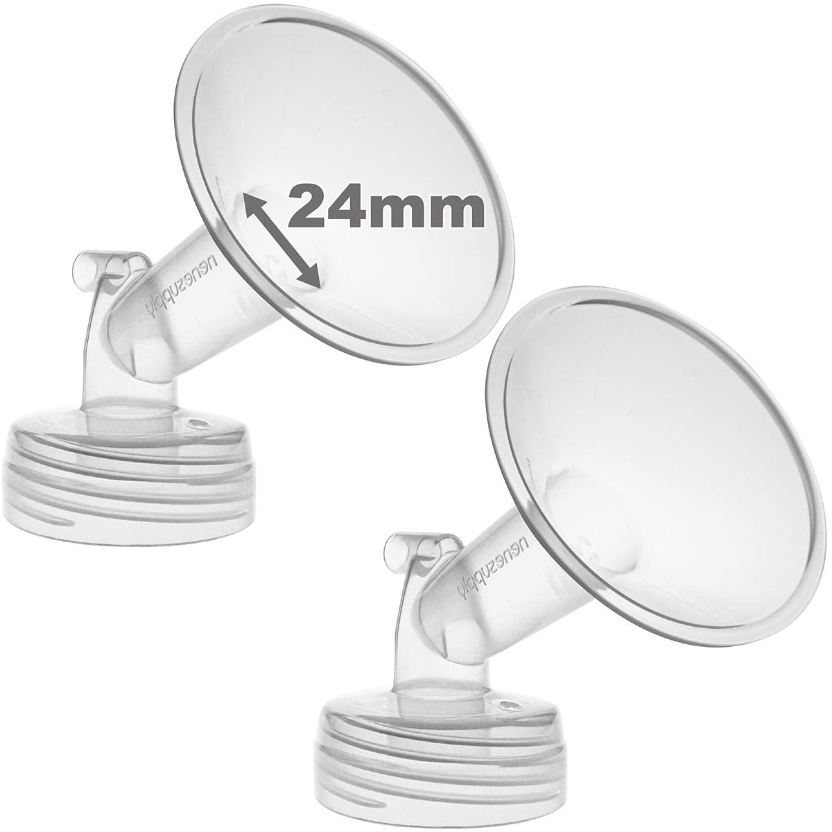Nenesupply 24mm 2 pc Flanges Compatible with Spectra S2 S1 9 Plus Synergy Gold Breastpump Replacement to Spectra Pump Parts Flan