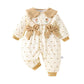 Hopscotch Baby Girls All Over Print Print Full Sleeves Cream Footies & Bodysuits For Ages (1218 Months)