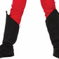 Rubies Superhero Black Boot Tops for Kids, Unisex One Size