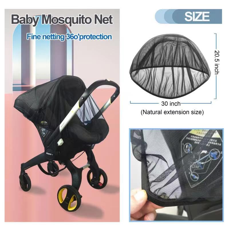 Mosquito Net For Baby Car Seats,Baby Mosquito Net For Infant Car Seats,Infant Stroller And Bassinets,Portable Durable, Long-Last