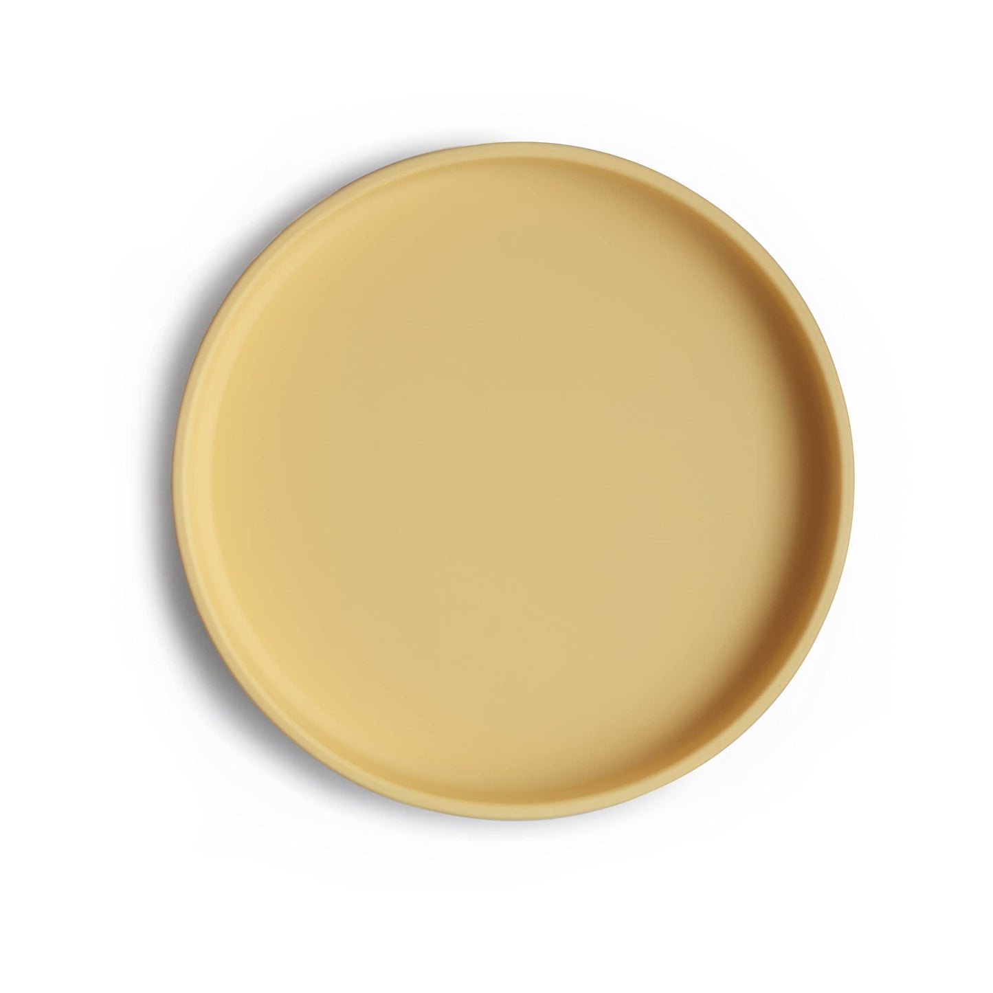 mushie Classic Silicone Suction Plate | BPA-Free Non-Slip Design (Daffodil)