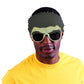 Sun-Staches Avengers Official Hulk Sunglasses Uv400 Marvel Costume Accessory Mask One Size Fits Most