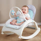 R For Rabbit Rock N Play Baby Rocker Baby Feeding Chair With Vibration And Soothing Music, Adjustable Backrest With Arc-Shaped L