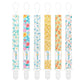 Babygoal Floral Pacifier Clips, 6 Pack Binky Paci Holder Clips And Leash For Boys And Girls Fits For Most Pacifier, Binkie Style