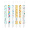 Babygoal Floral Pacifier Clips, 6 Pack Binky Paci Holder Clips And Leash For Boys And Girls Fits For Most Pacifier, Binkie Style