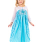 Little Adventures Ice Princess Dress Up Costume For Girls (Medium 3-5) - Machine Washable Child Pretend Play And Party Dress Wit