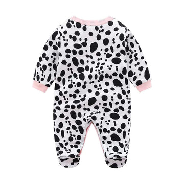 Newborn Baby Sleeper Clothes Set One Piece Romper For 0-3 Month Baby Boys Cow